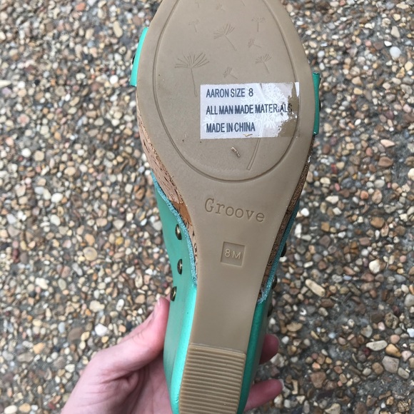 Splash Turquoise Wedge - Picture 4 of 5